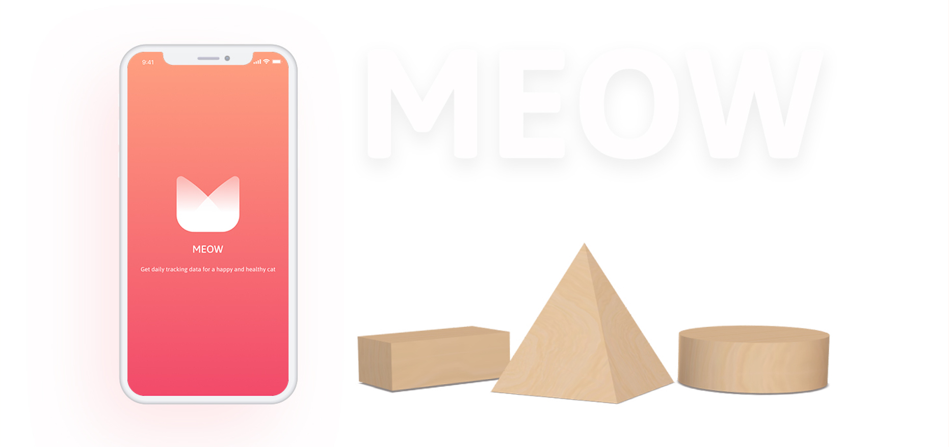 meow cat daily behavior tracking systems UX/UI design